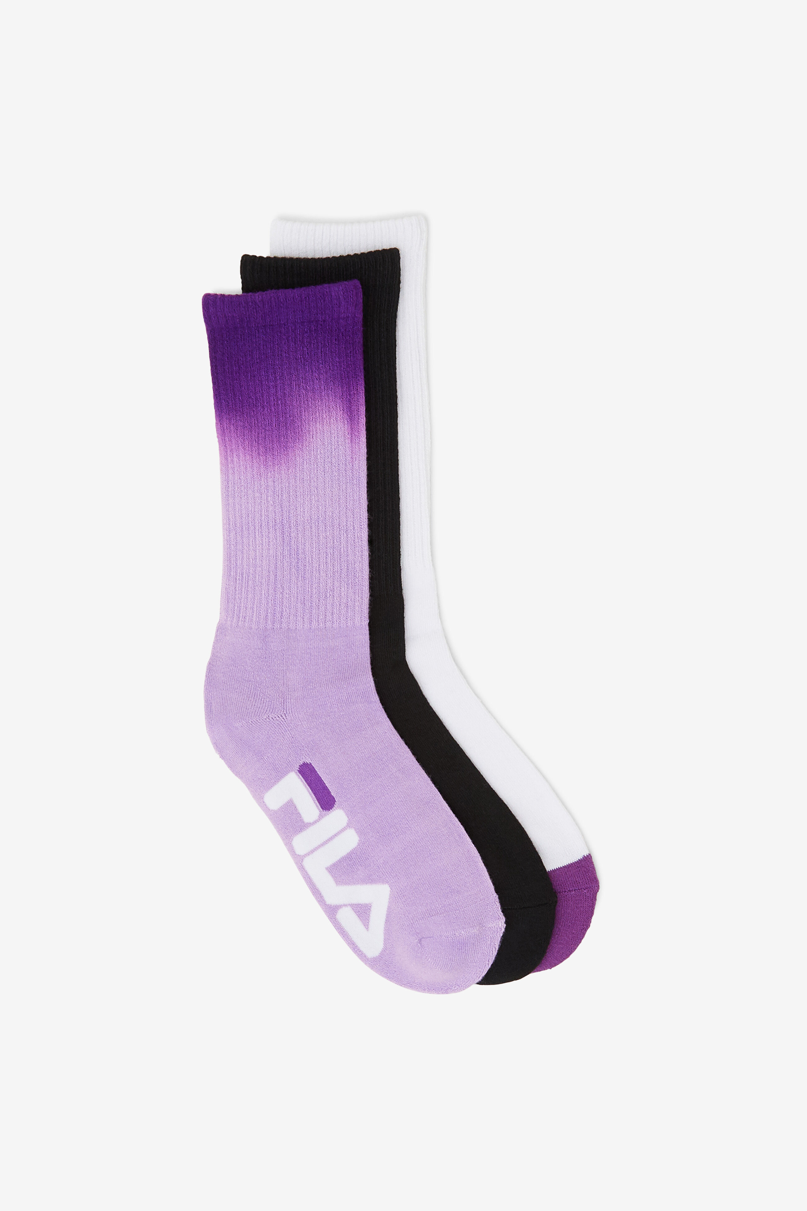 Women's Dip Dye Crew Sock 3-pack - Socks, Hats & Accessories | Fila 691115802643